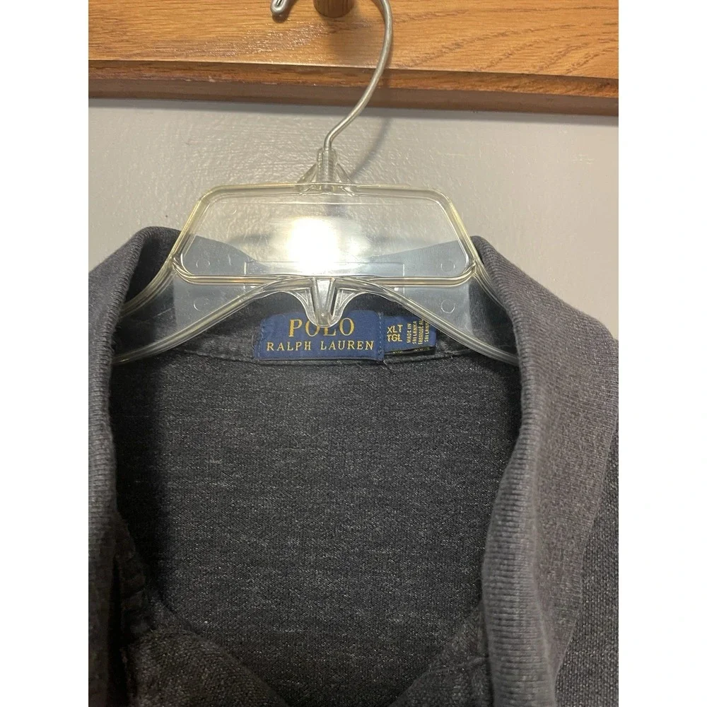 Polo Ralph Lauren Men's  Black Polo Shirt Size XLT